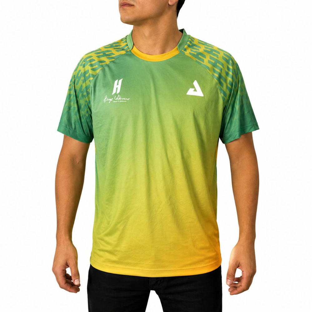 Camiseta JOOLA Hugo Calderano Gradient Monogram Raglan Masculina