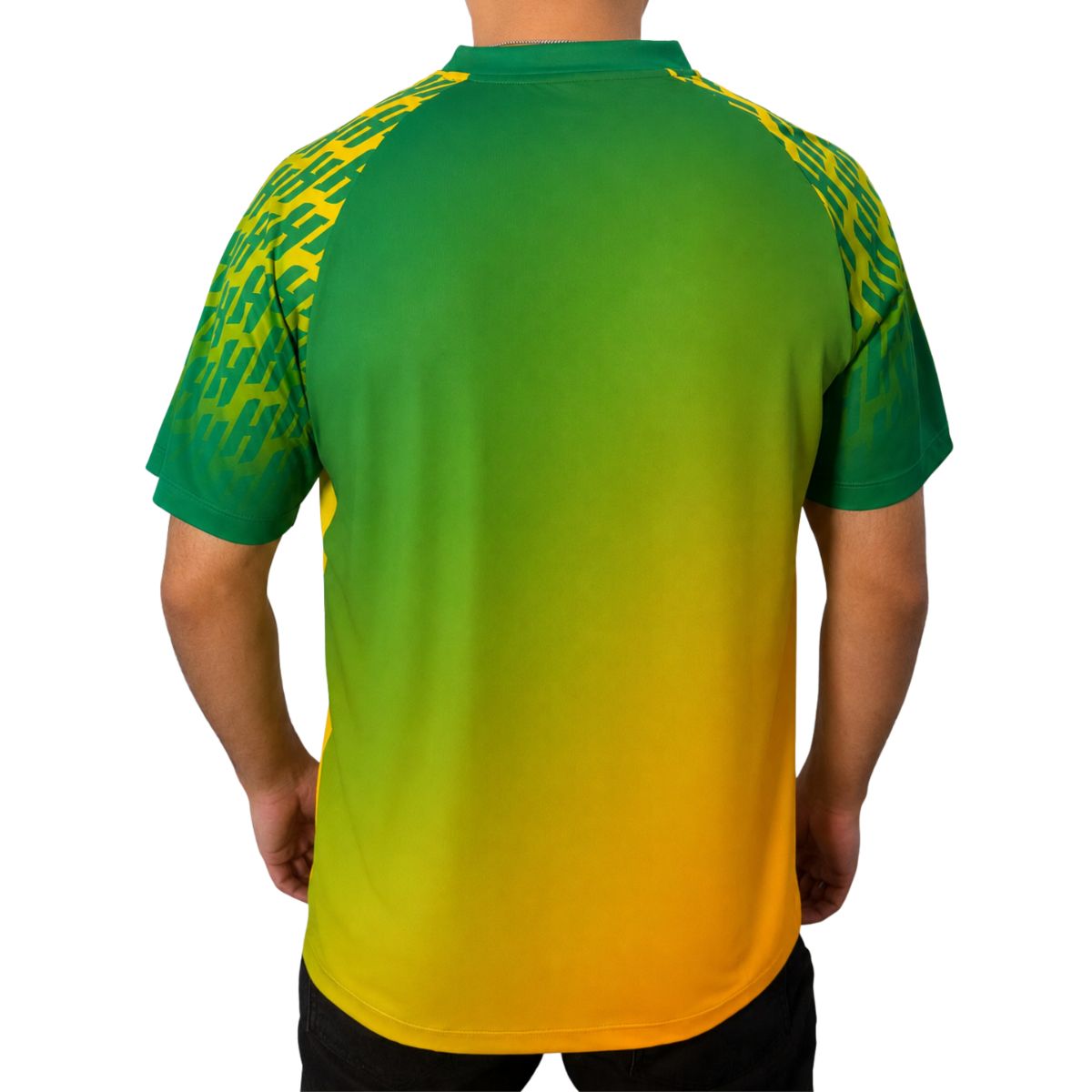Camiseta JOOLA Hugo Calderano Gradient Monogram Raglan Masculina