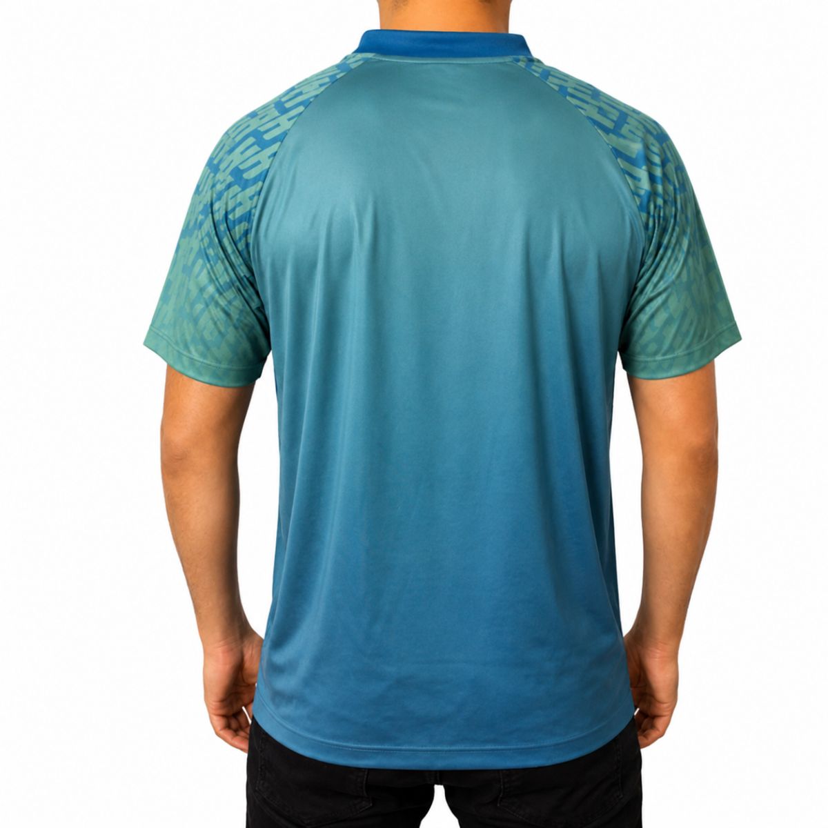 Camiseta JOOLA Hugo Calderano Gradient Monogram Raglan Masculina