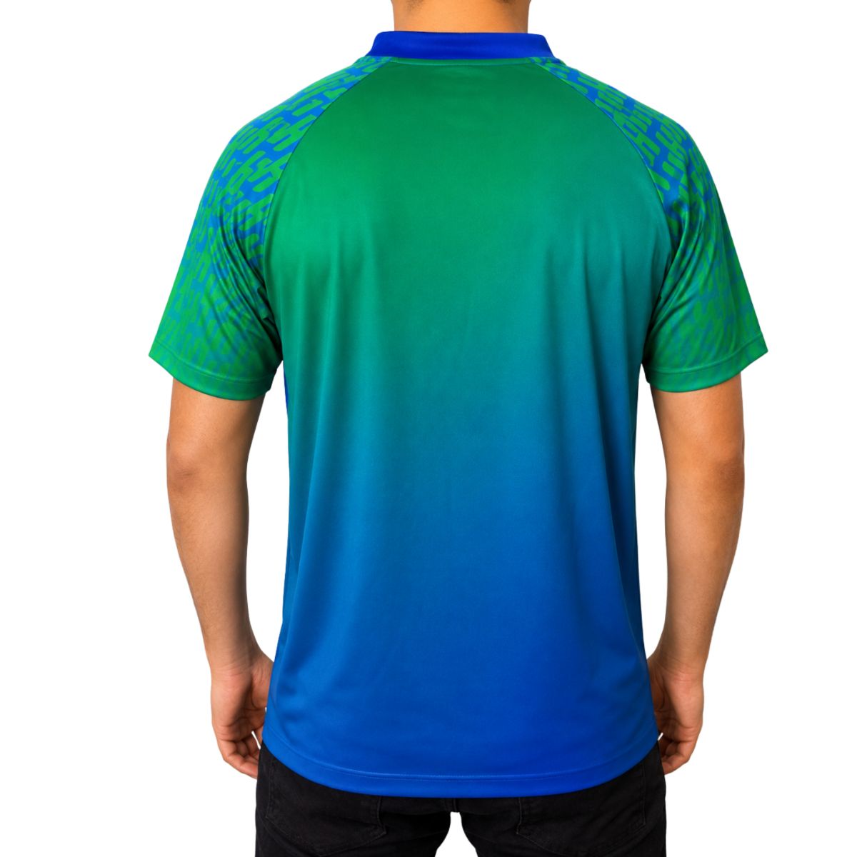 Camiseta JOOLA Hugo Calderano Gradient Monogram Raglan Masculina