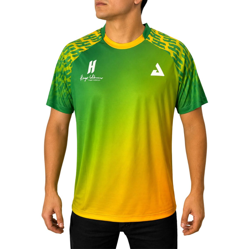 Camiseta JOOLA Hugo Calderano Gradient Monogram Raglan Masculina