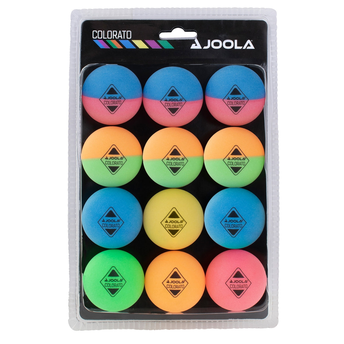 Bola de Tênis de Mesa JOOLA Colorato 12 unidades