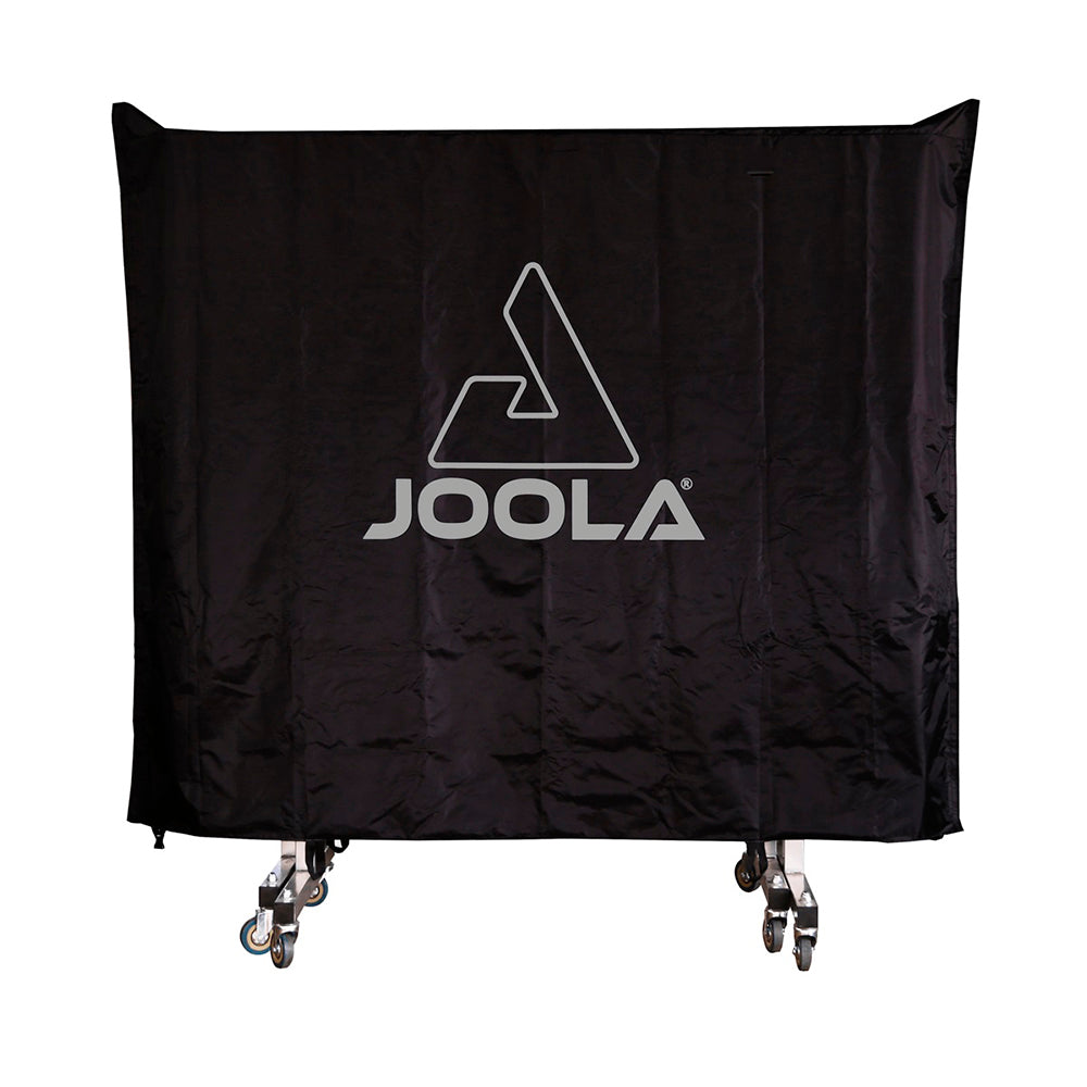 JOOLA Rapid Play 15mm Table Kit + 1 Family Set (Case with 4 Rackets and 10 Balls) + Table Cover (Horizontal/Vertical Position)