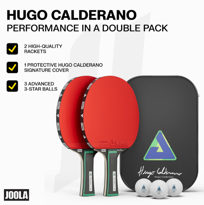Kit JOOLA Hugo Calderano Duo Pro