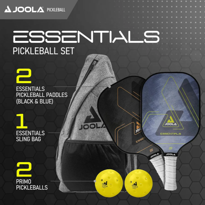 JOOLA Essentials Pickleball Paddles &amp; Balls Set