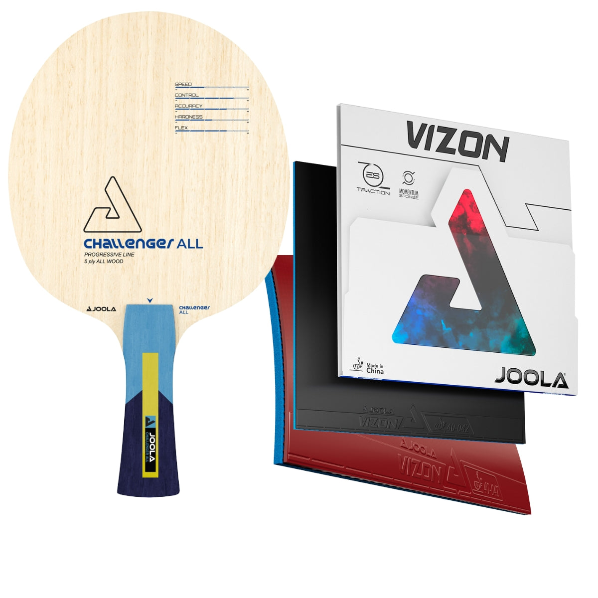 Kit Challenger All + Borracha Vizon Preta + Borracha Vizon Vermelha