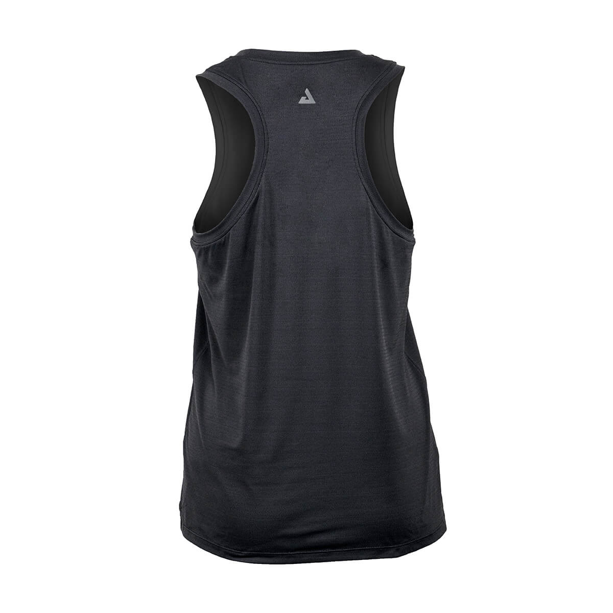 Product image showing the back of the JOOLA Flow Tank Top in the color Blue Graphite #Blue Graphite
