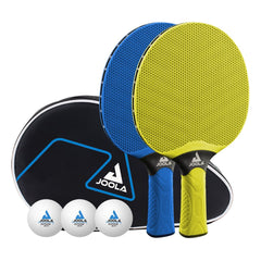 Kit com 2 Raquetes e 3 Bolas e uma Capa JOOLA Vivid Outdoor