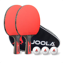 Kit com 2 Raquetes e 3 Bolas e uma Capa Duo Set Carbon