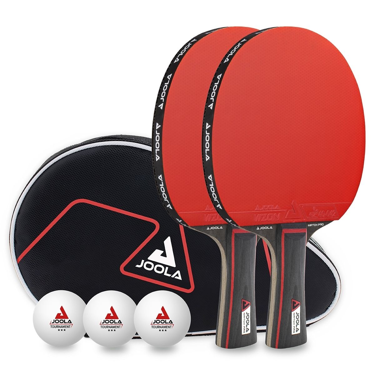 Kit com 2 Raquetes e 3 Bolas e uma Capa Duo Set Pro