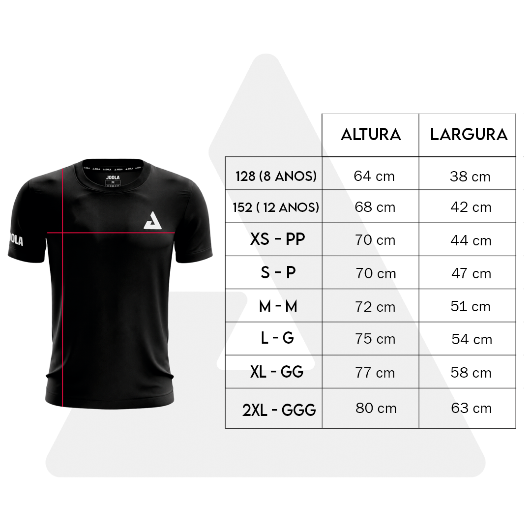 Camiseta JOOLA Hugo Calderano Copacabana Raglan Masculina