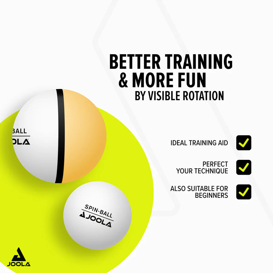 Bola de Tênis de Mesa JOOLA Spinball 12 unidades
