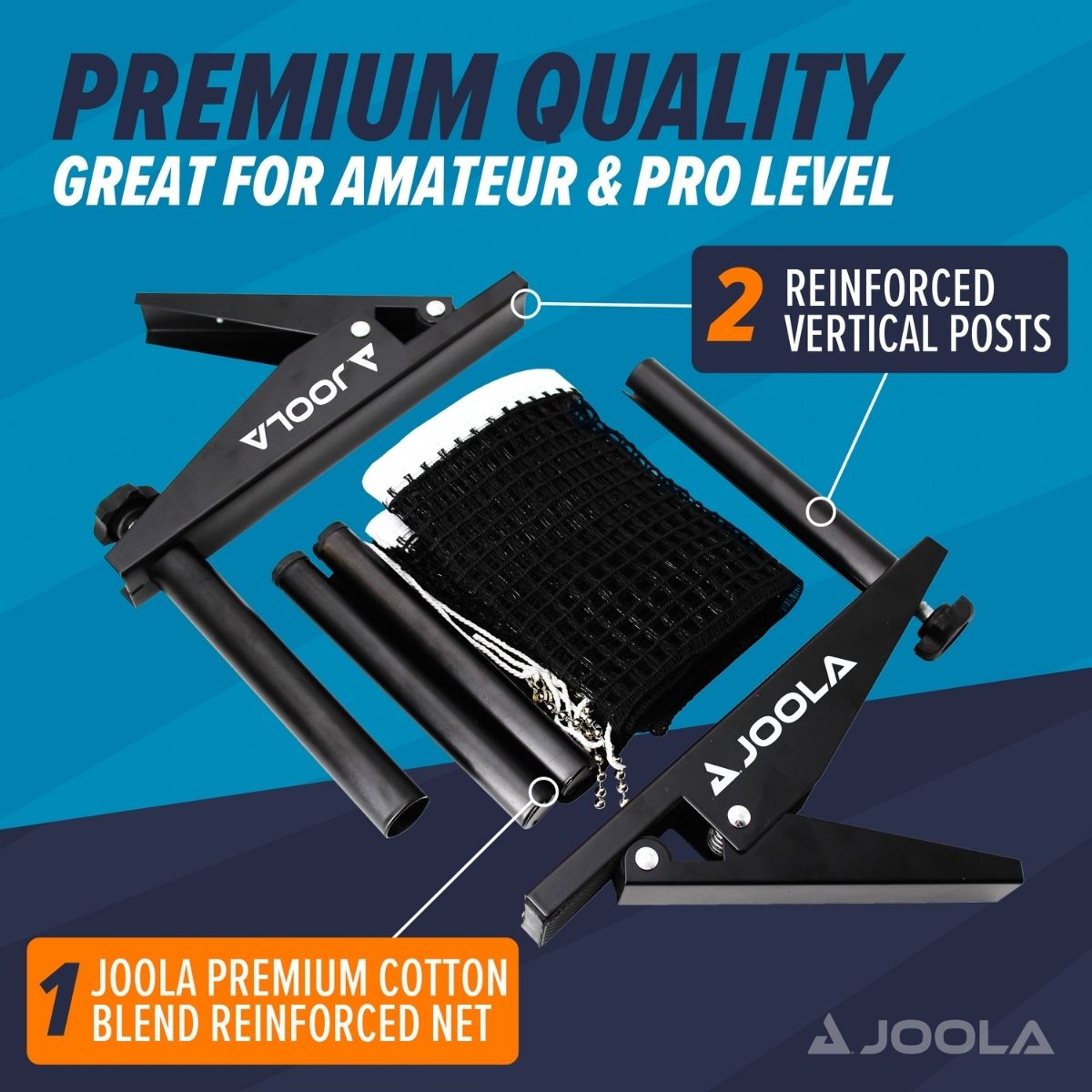 Conjunto de Rede e Suporte para Tênis de Mesa JOOLA Inside
