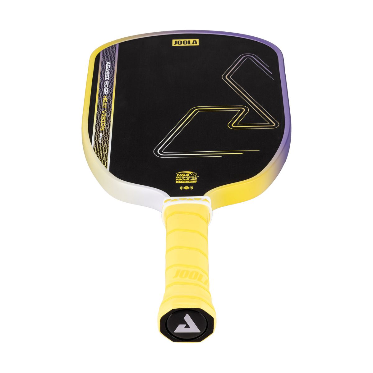 Kit Raquete de Pickleball JOOLA Agassi Edge Heat Vision (16mm) + Fita de Proteção de Borda JOOLA Transparente para Raquete Pickleball 30mm x 850mm (16mm)