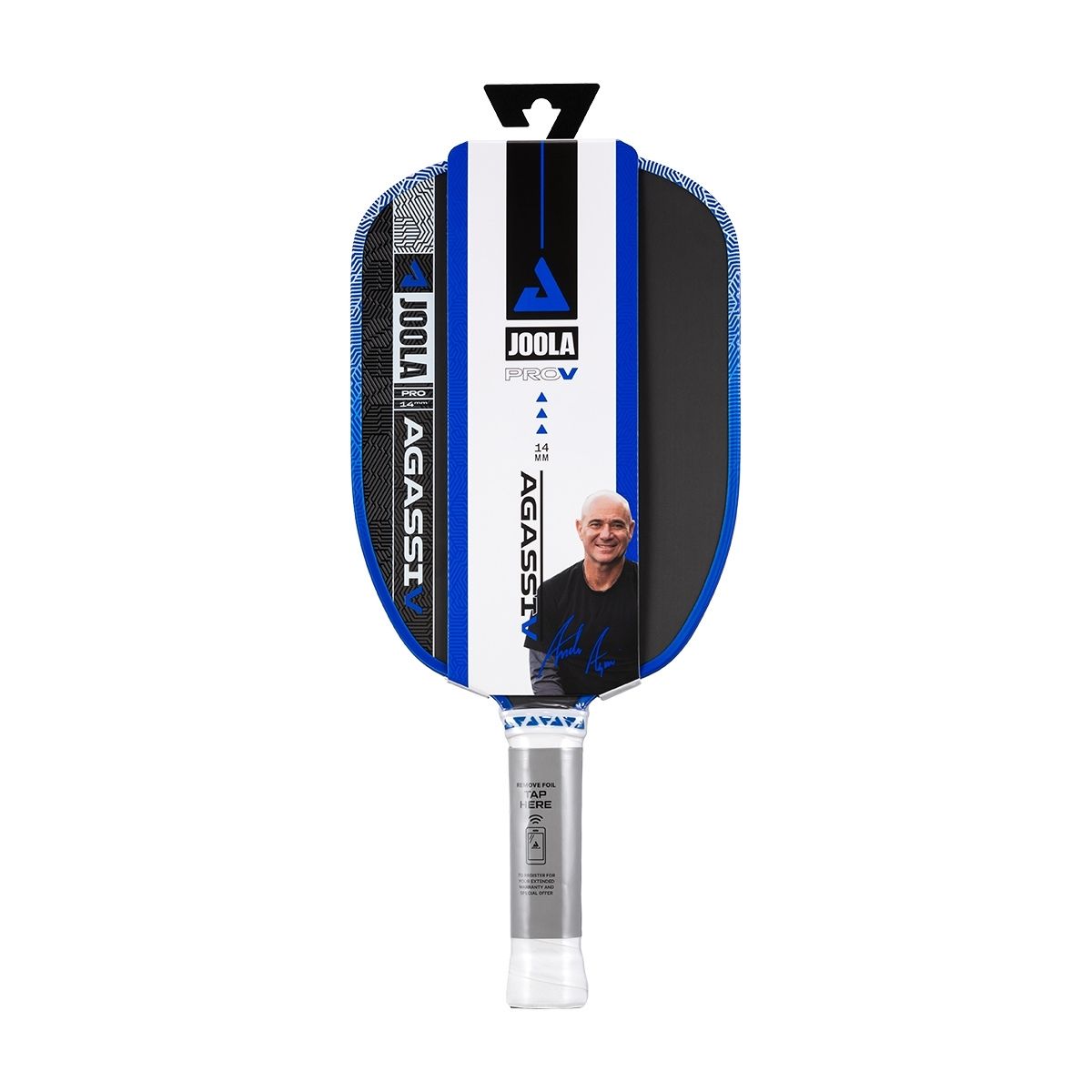 JOOLA Agassi Pro V Andre Agassi Royal Blue Pickleball Racket