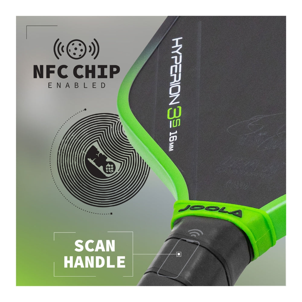Kit Raquete de Pickleball JOOLA Ben Johns Hyperion 3S + Grip JOOLA Black