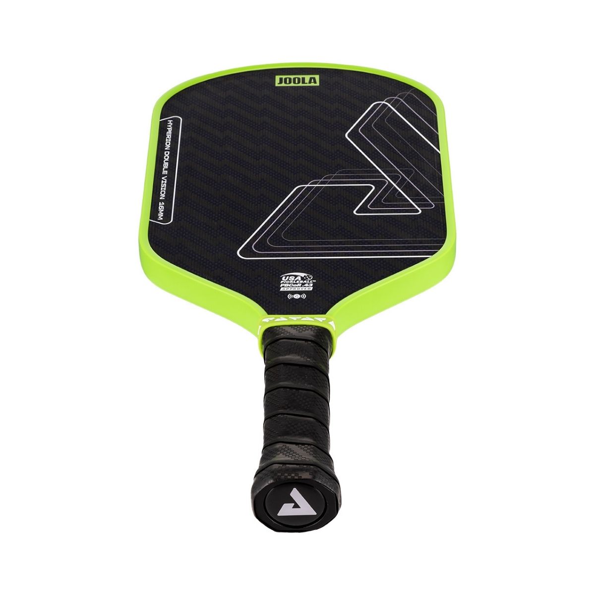 Kit Raquete de Pickleball JOOLA Hyperion Double Vision (16mm) + Fita de Proteção de Borda JOOLA Transparente para Raquete Pickleball 30mm x 850mm (16mm)