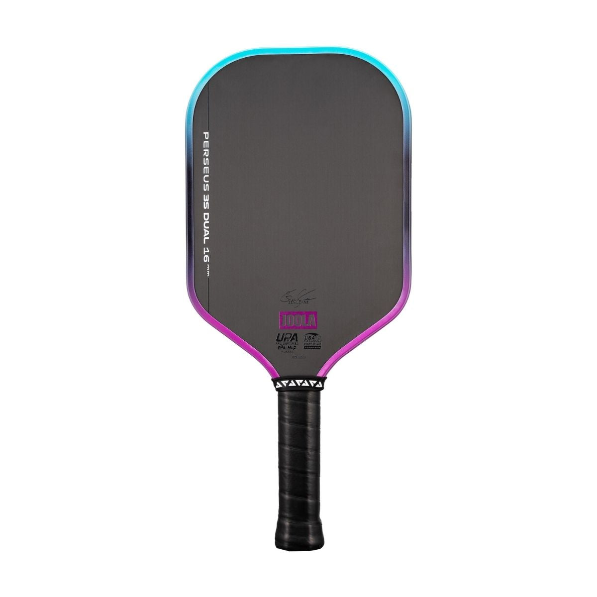 Kit Raquete de Pickleball JOOLA Perseus 3S Dual + Fita de Proteção de Borda JOOLA Transparente para Raquete Pickleball