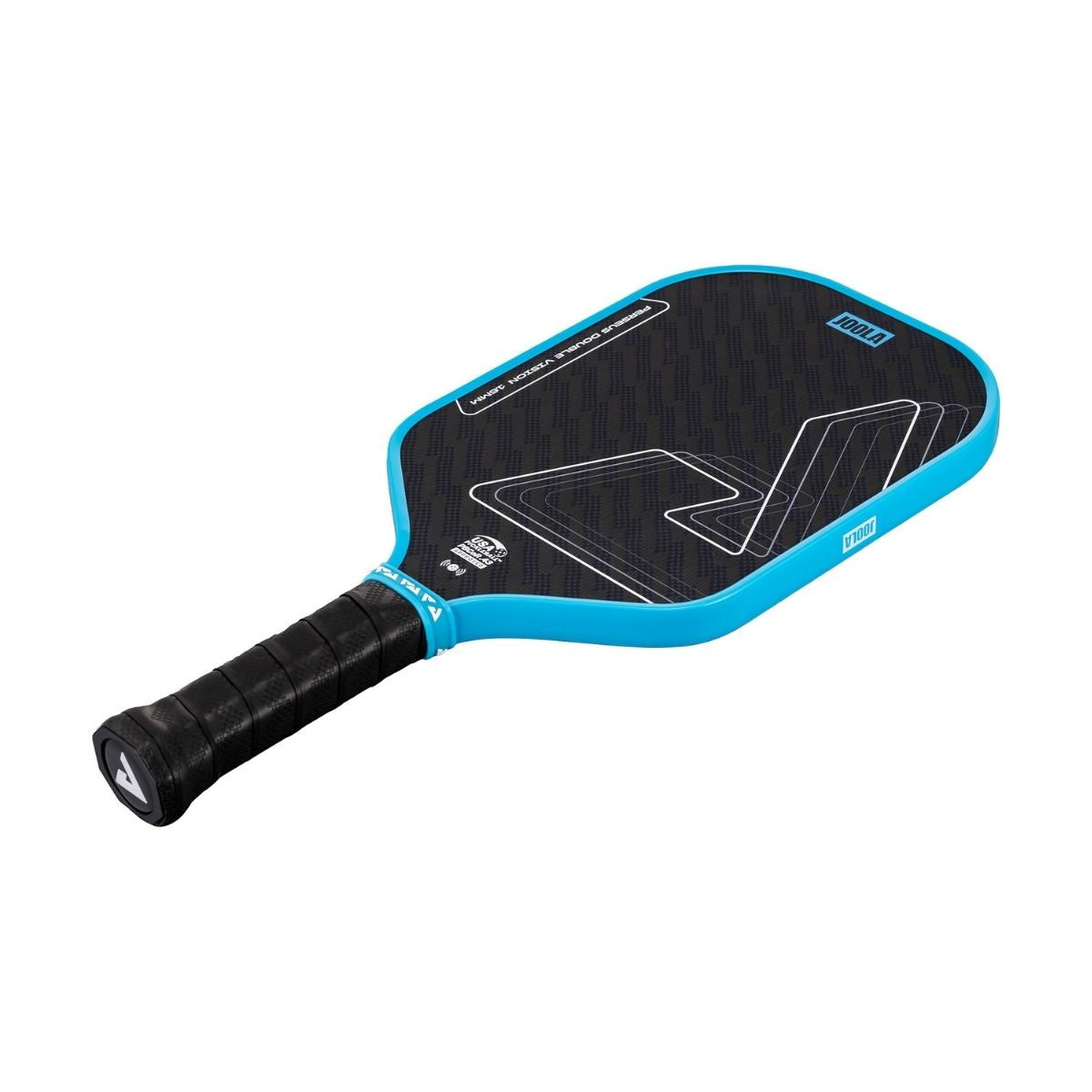 Kit Raquete de Pickleball JOOLA Perseus Double Vision (16mm) + Fita de Proteção de Borda JOOLA Transparente para Raquete Pickleball 30mm x 850mm (16mm)