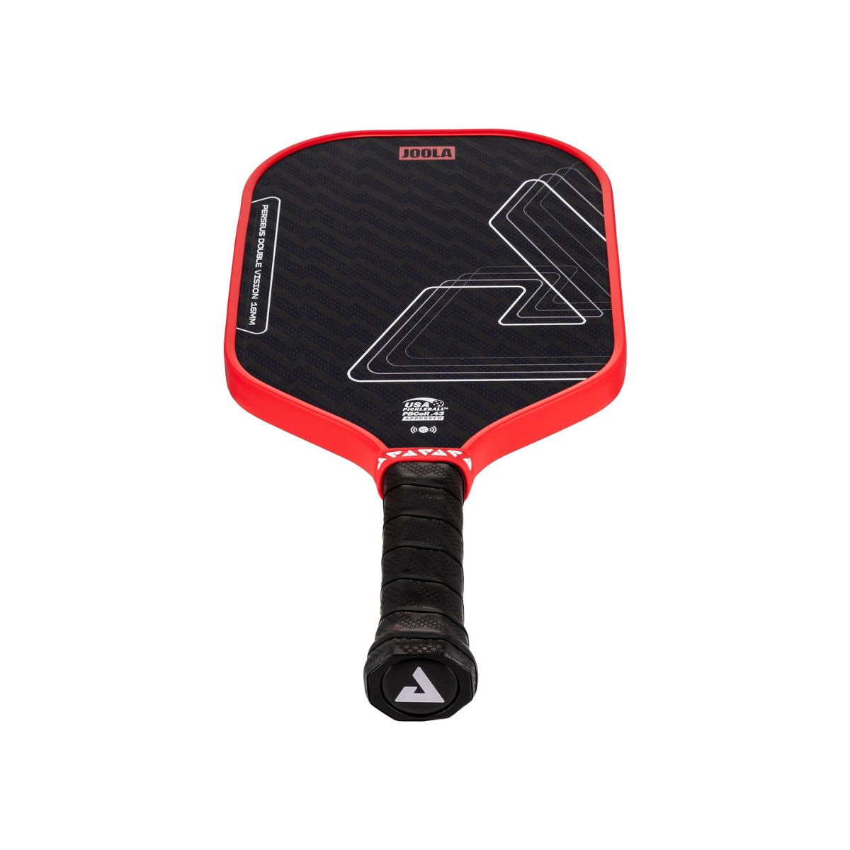 Kit Raquete de Pickleball JOOLA Perseus Double Vision (16mm) + Fita de Proteção de Borda JOOLA Transparente para Raquete Pickleball 30mm x 850mm (16mm)