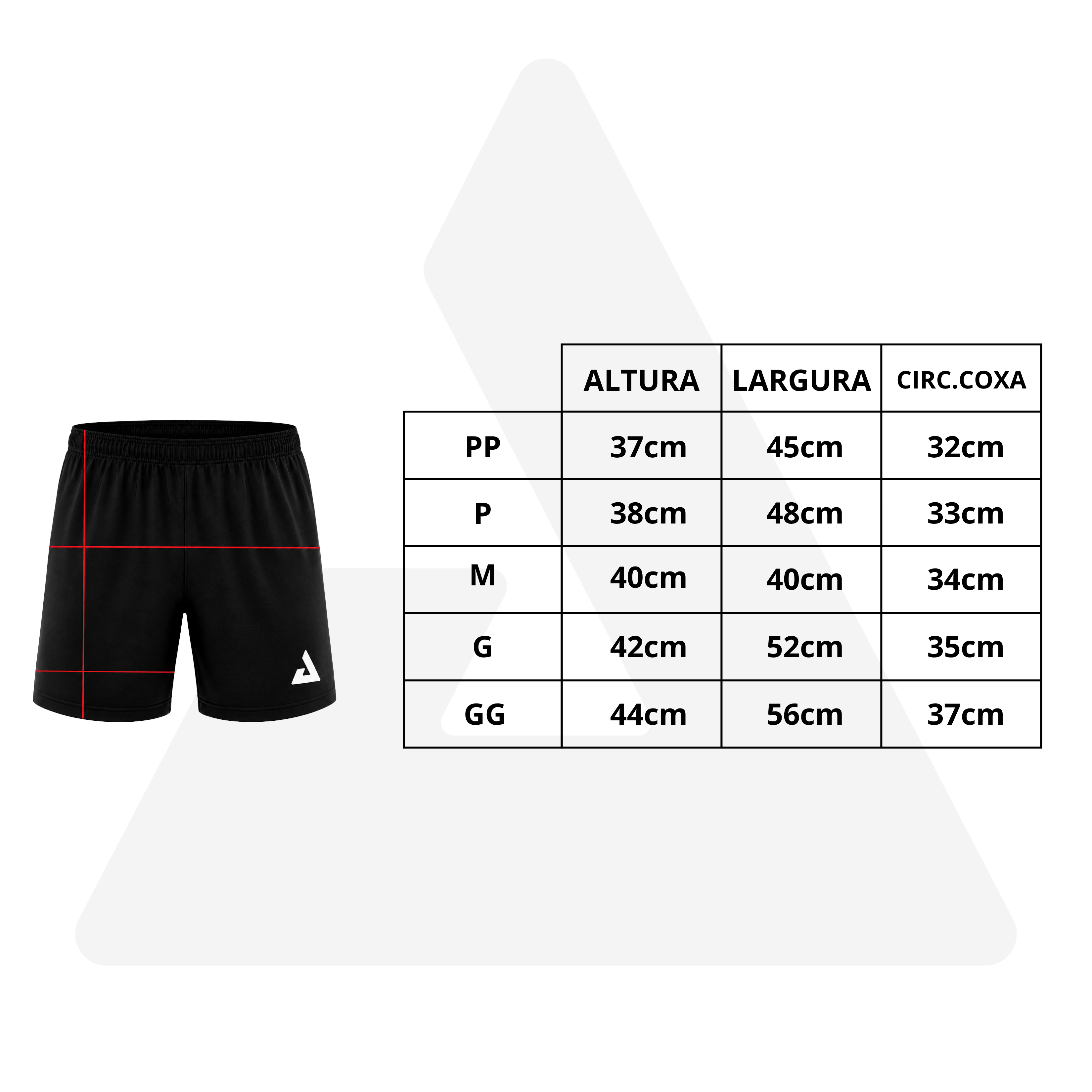 Shorts JOOLA Hugo Calderano Woven 5" Masculino