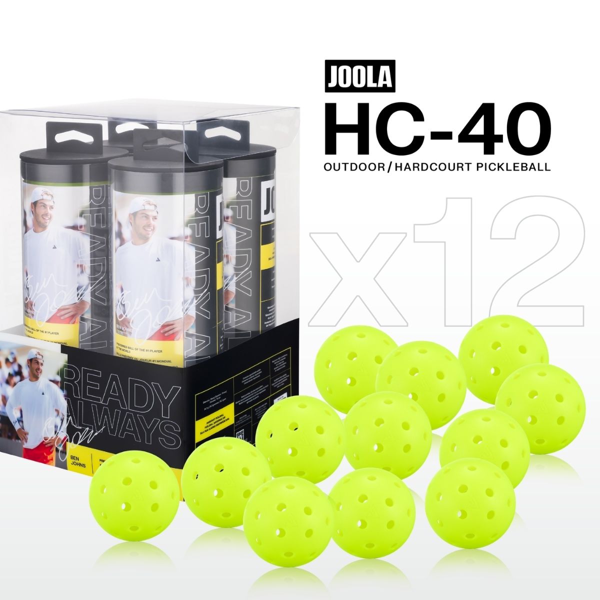 Bolas de Pickleball JOOLA HC-40