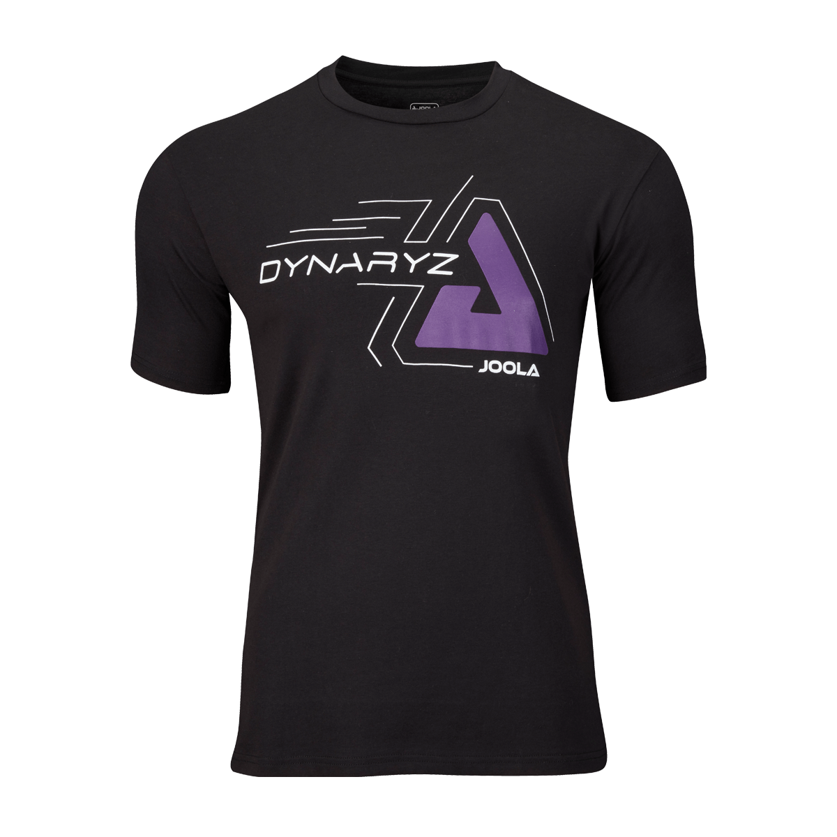 White Background Image: Black Dynaryz t-shirt.