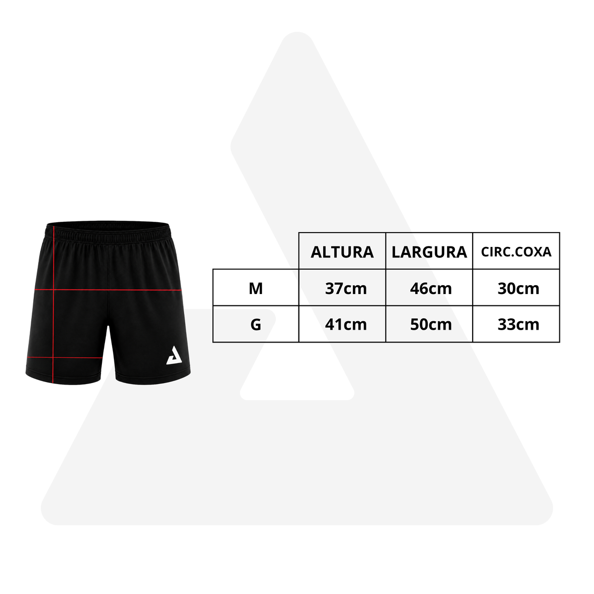 Shorts JOOLA Game Shorts Unissex